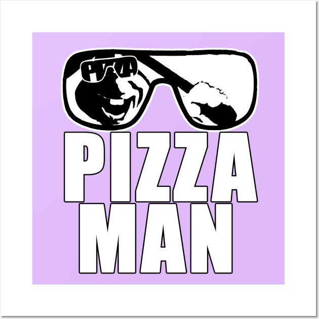 The "Pizza Man" Pepperoni Sausage Wall Art by GodsBurden